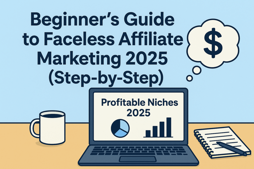 Profitable faceless affiliate marketing niches 2025 research for beginners