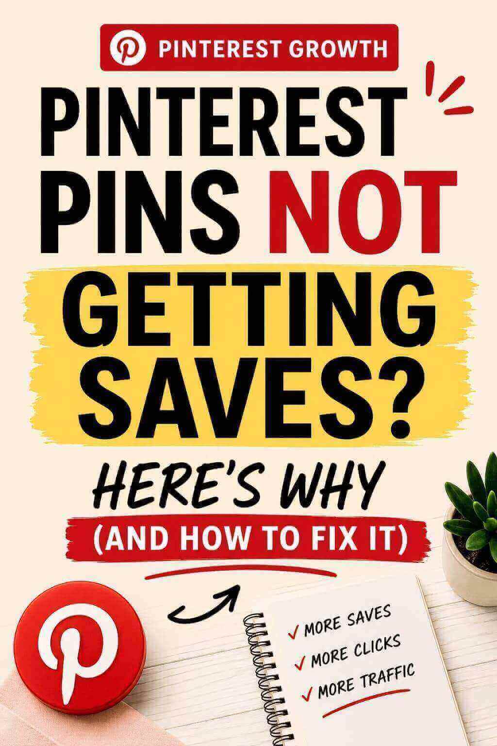 Pinterest Pins Not Getting Saves? 5 Reasons & How to Fix It Fast
